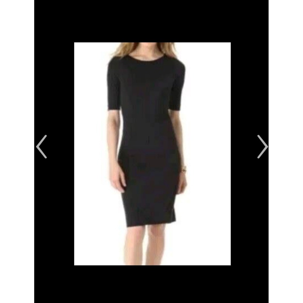 Diane von Furstenberg Meeson Dress Women L Black New Sheath D3440566E00
